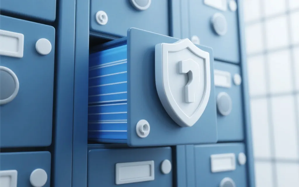 数据归档与安全防护示意图